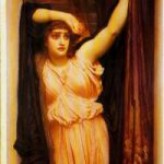 Attackerad konst: Last watch of hero and Captive av Frederic Leighton.